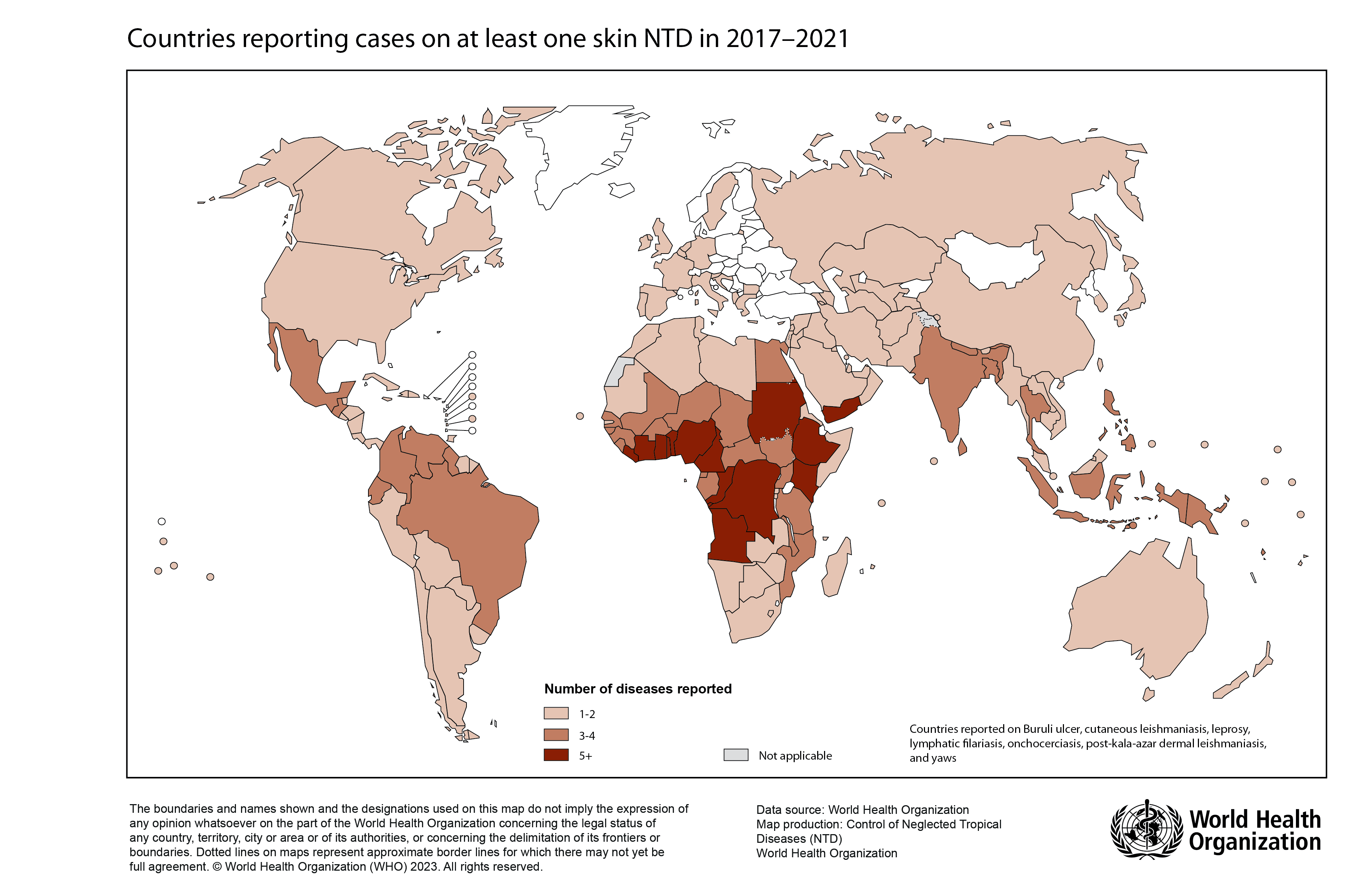 countries-reporting-cases-on-at-least-one-skin-ntd-2017-2021